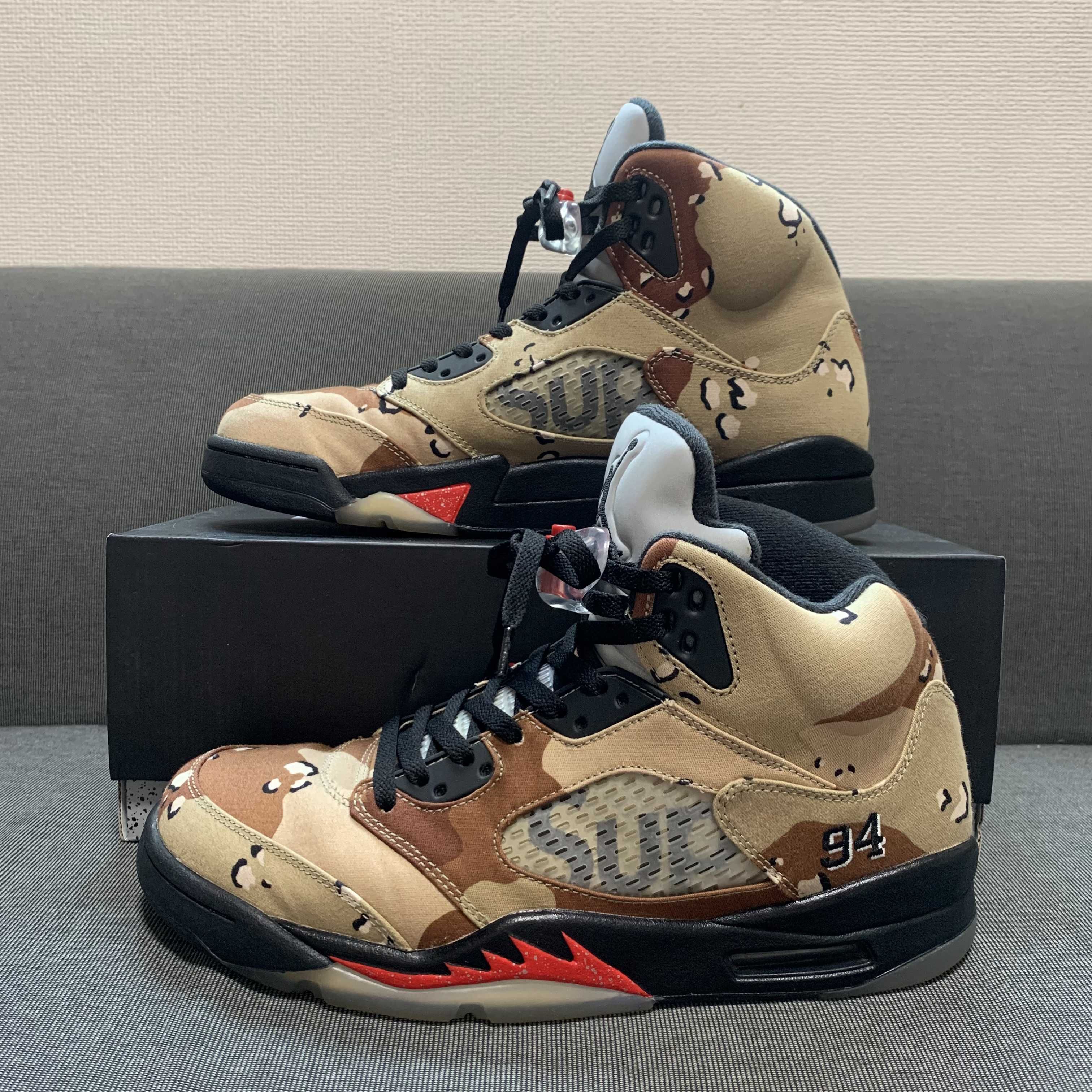 Supreme × Nike Air Jordan 5 Retro "Desert Camo"