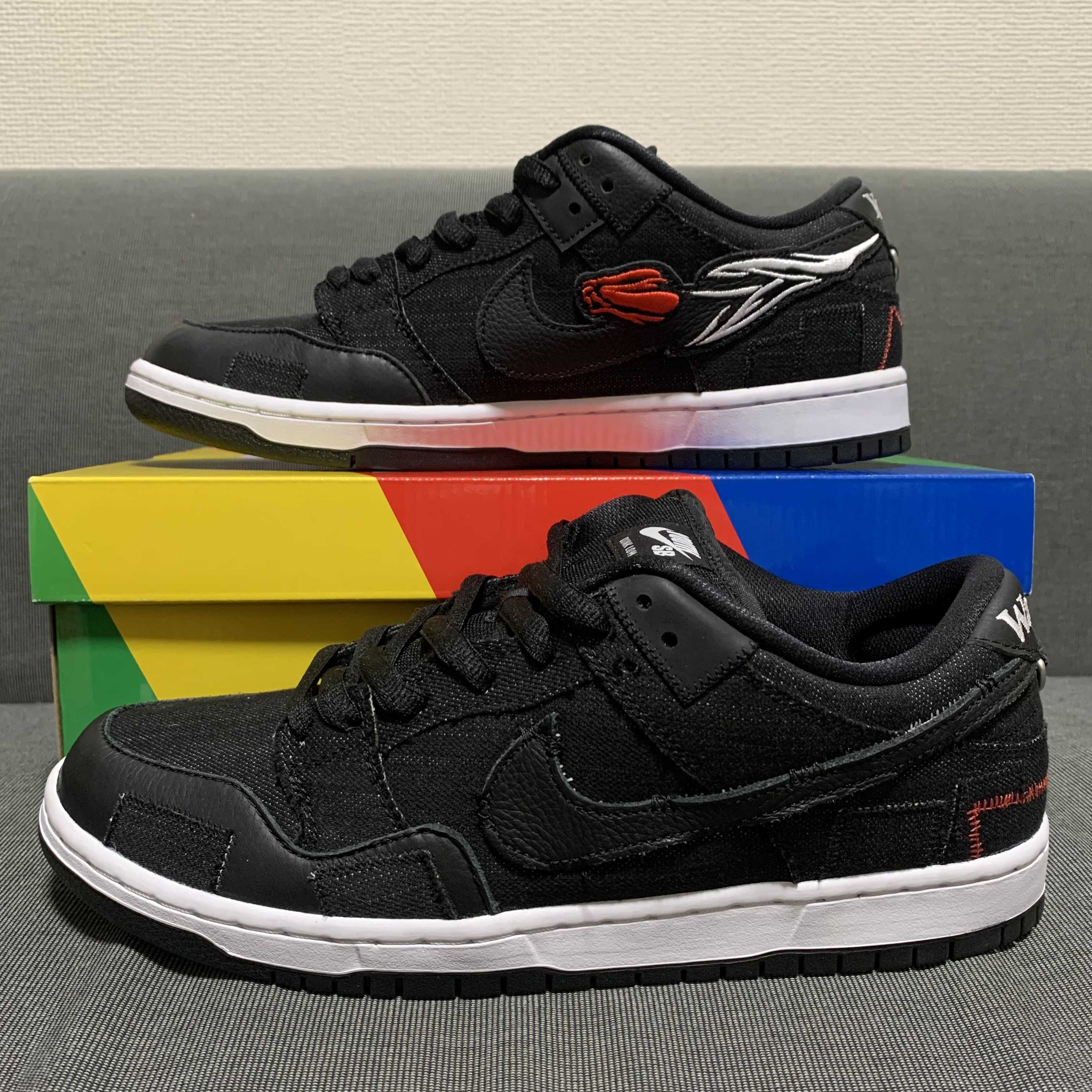 Wasted Youth × Nike SB Dunk Low "Black Denim" / VERDY