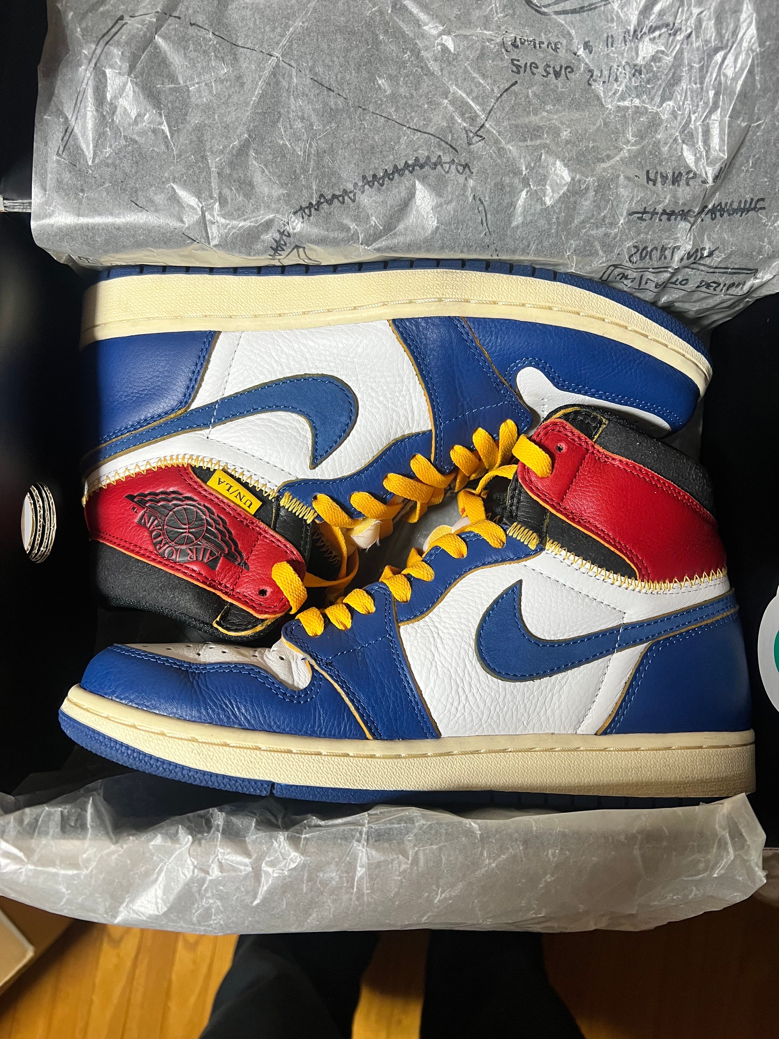 Union × Nike Air Jordan 1 Retro High OG NRG "Storm Blue/Varsity Red"