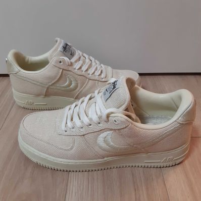 Stussy × Nike Air Force 1 Low "Fossil Stone"