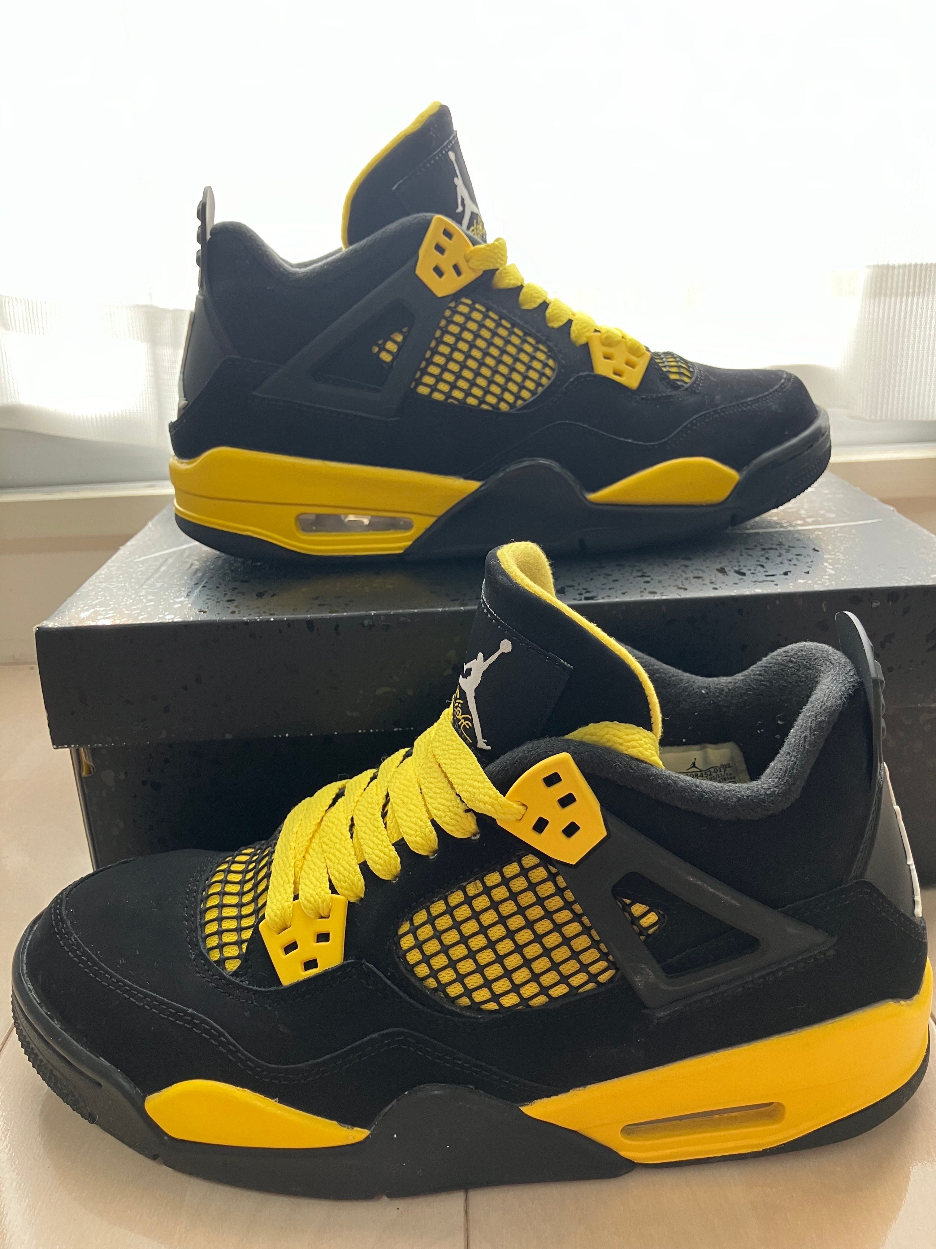 Nike GS Air Jordan 4 Retro "Thunder"(2023)