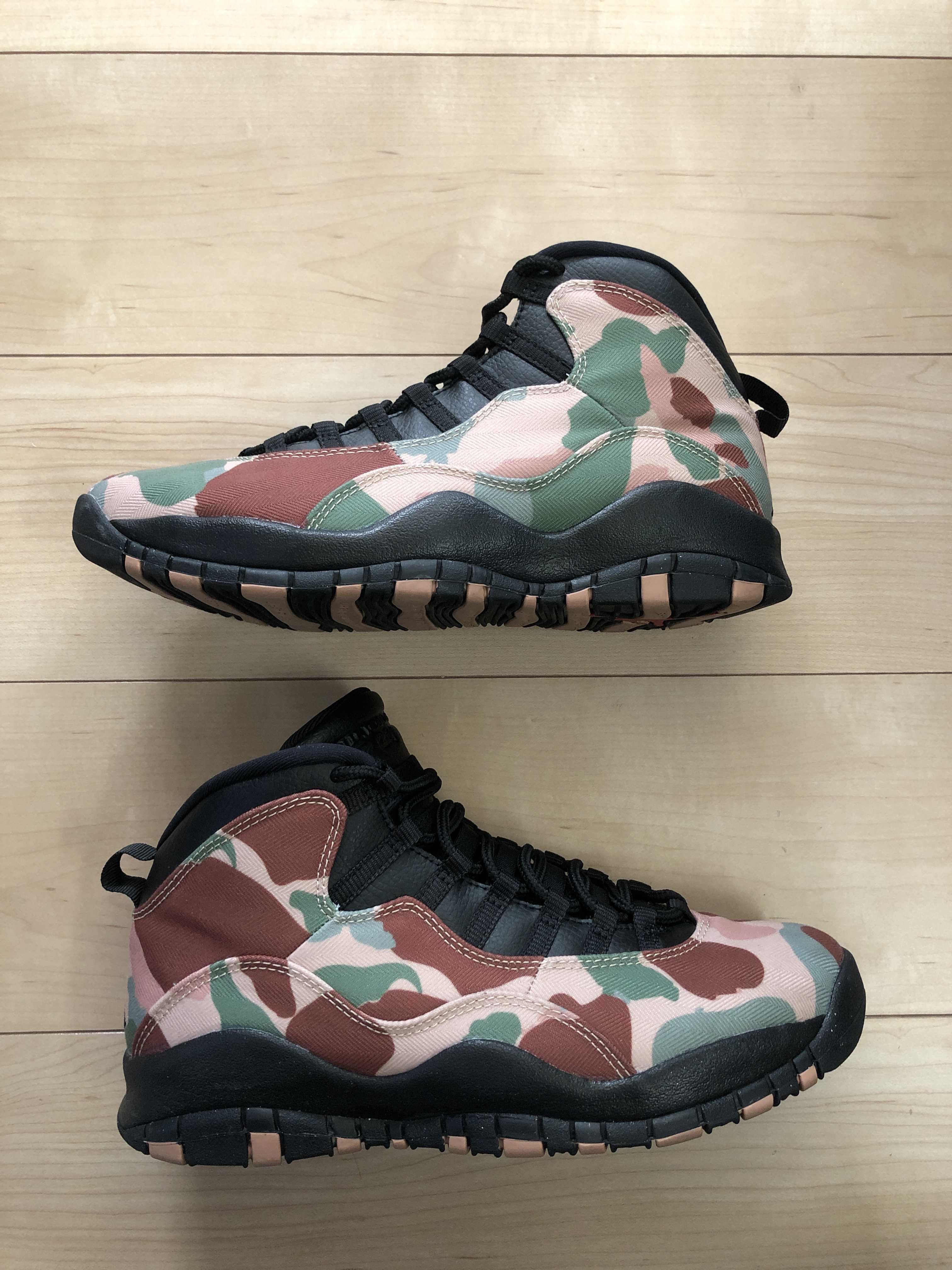 Nike Air Jordan 10 Retro "Duck Camo" Black/Clay