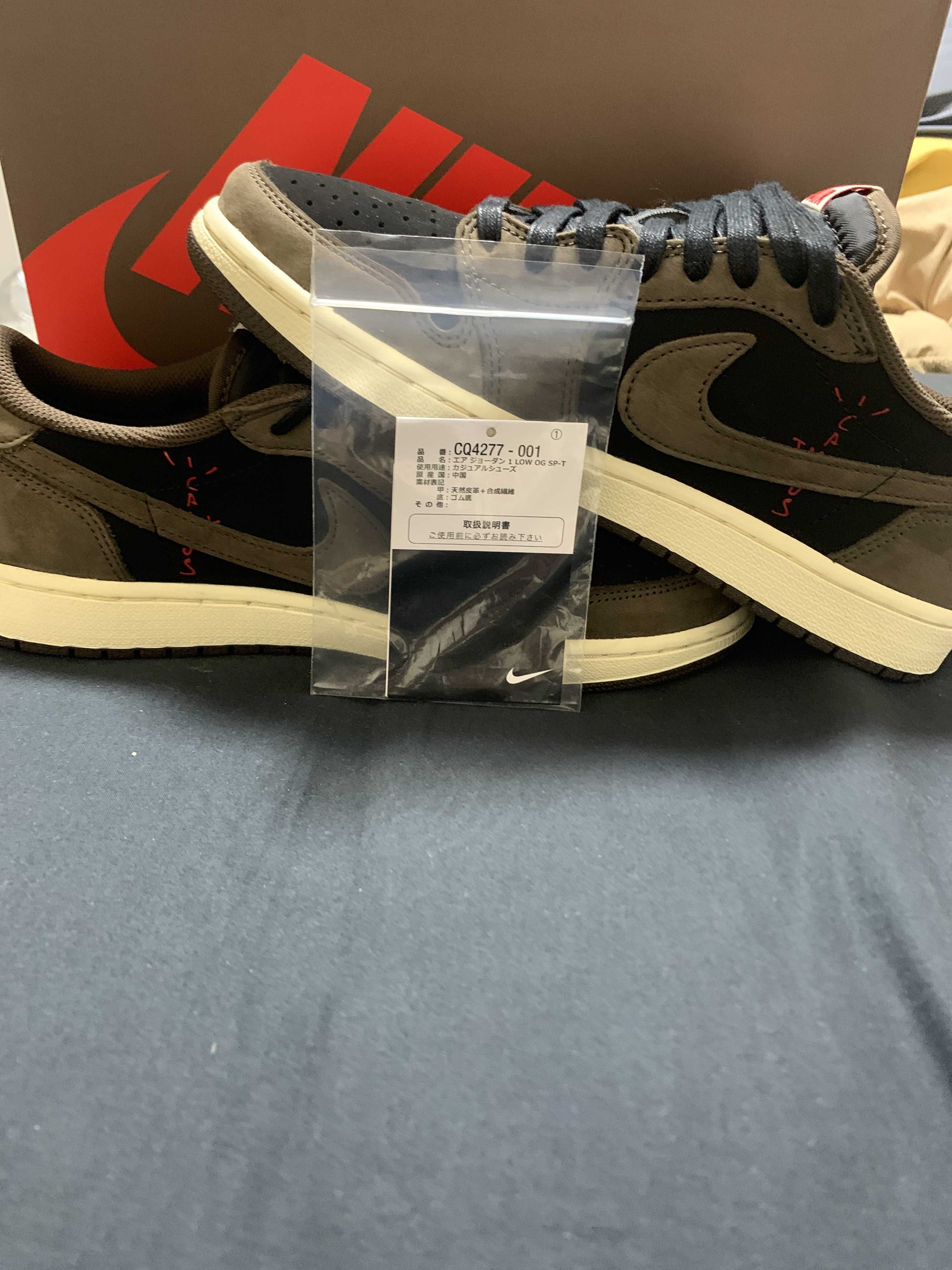 Travis Scott × Nike Air Jordan 1 Low OG SP-T  "Black/Dark Mocha"