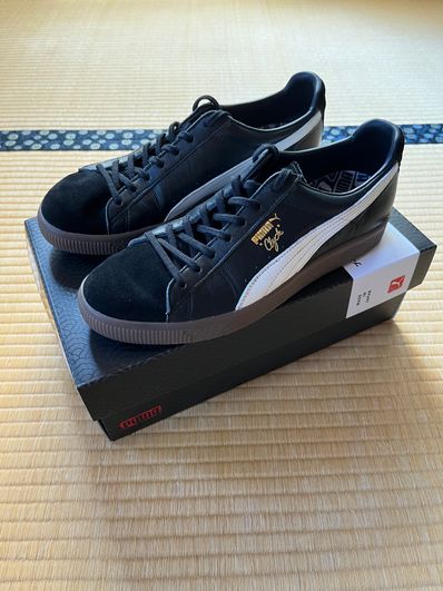 Puma Clyde MIJ GS "Black/White"