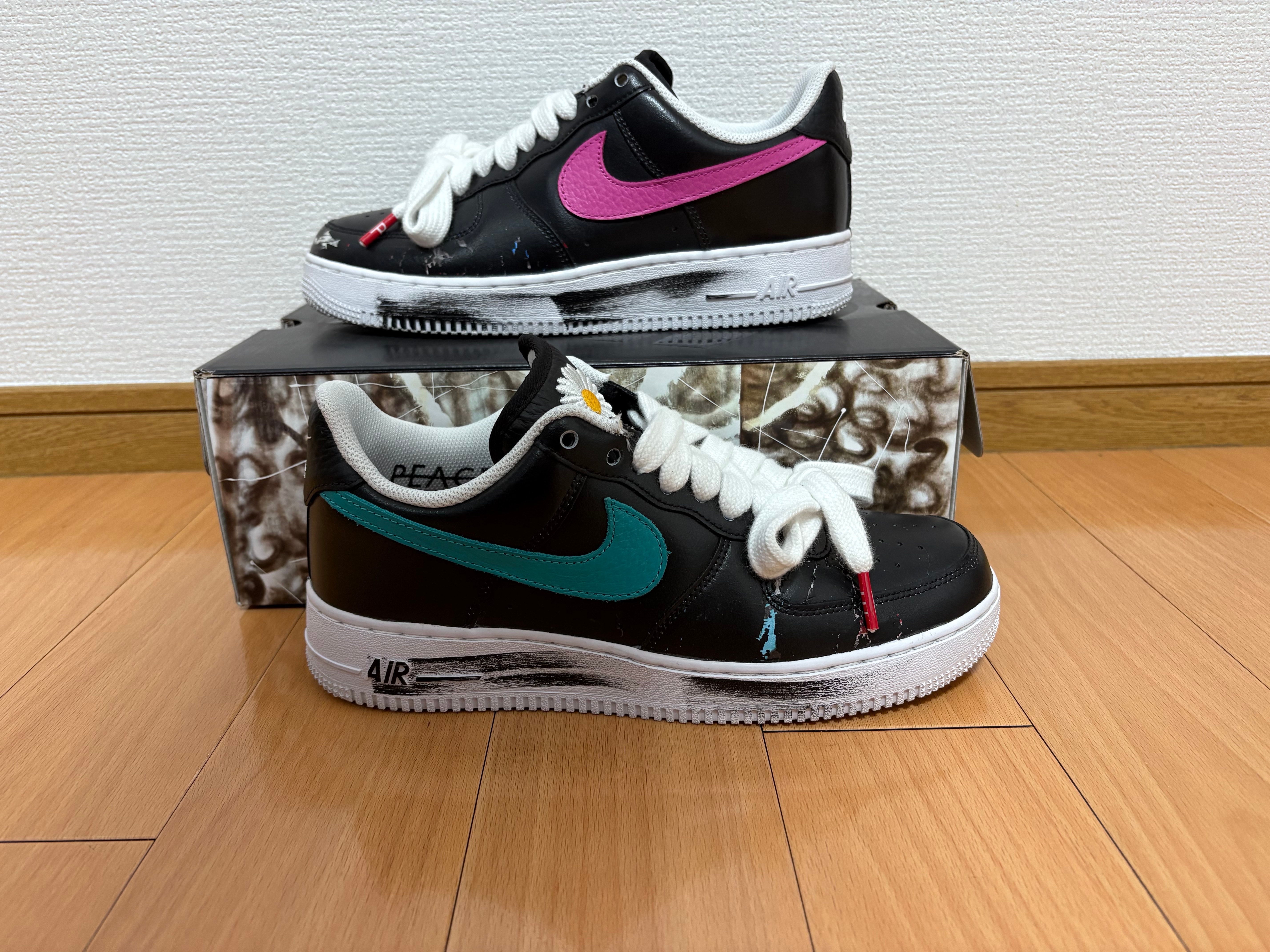 PEACEMINUSONE × Nike Air Force 1 Low '07 Para-Noise 3.0 "Black and Multi-Color" / G-DRAGON