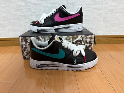 PEACEMINUSONE × Nike Air Force 1 Low '07 Para-Noise 3.0 "Black and Multi-Color" / G-DRAGON