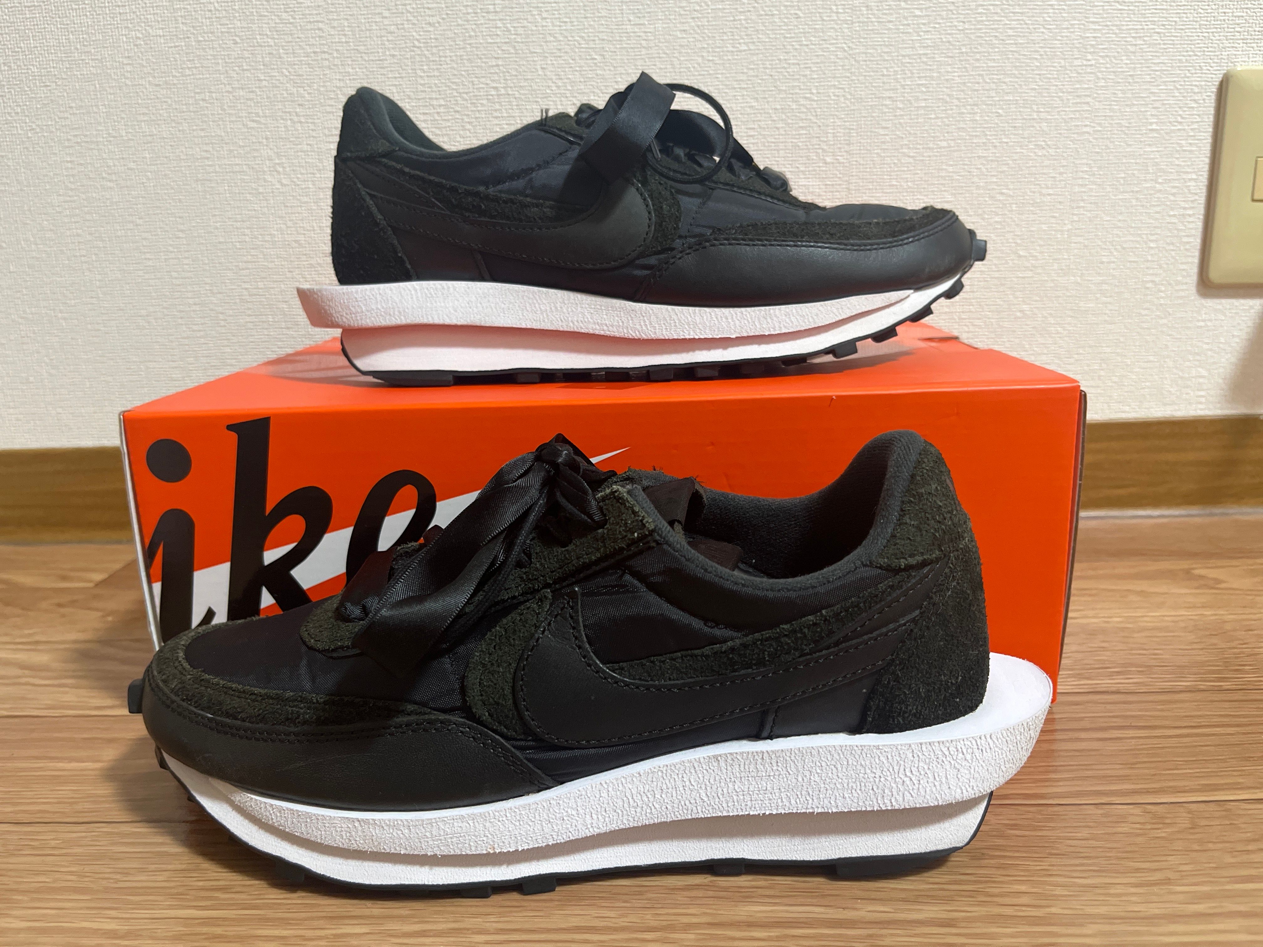 sacai × Nike LDV Waffle "Triple Black"