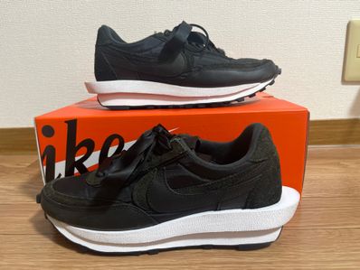 sacai × Nike LDV Waffle "Triple Black"