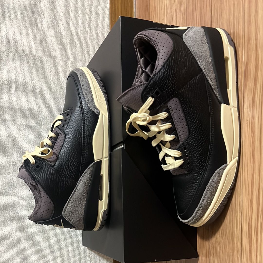 A Ma Maniere × Nike Women's Air Jordan 3 Retro OG SP "Black and Flat Pewter/WYWS"