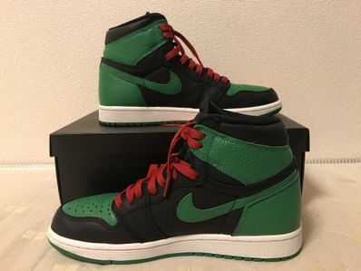 Nike Air Jordan 1 Retro High OG "Black/Pine Green" (2020)
