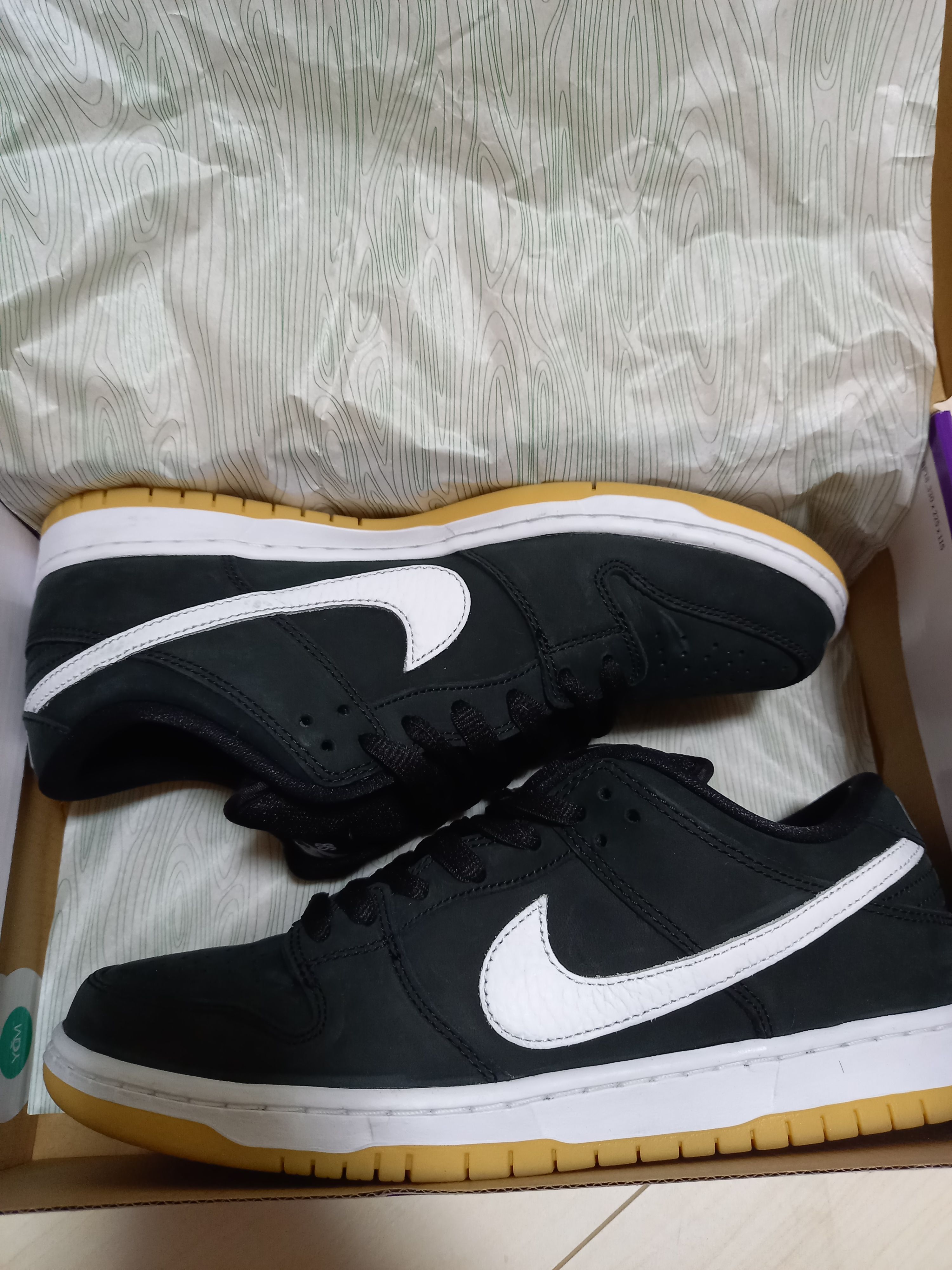 Nike SB Dunk Low Pro "Black/WhiteBlack-Gum Light Brown"