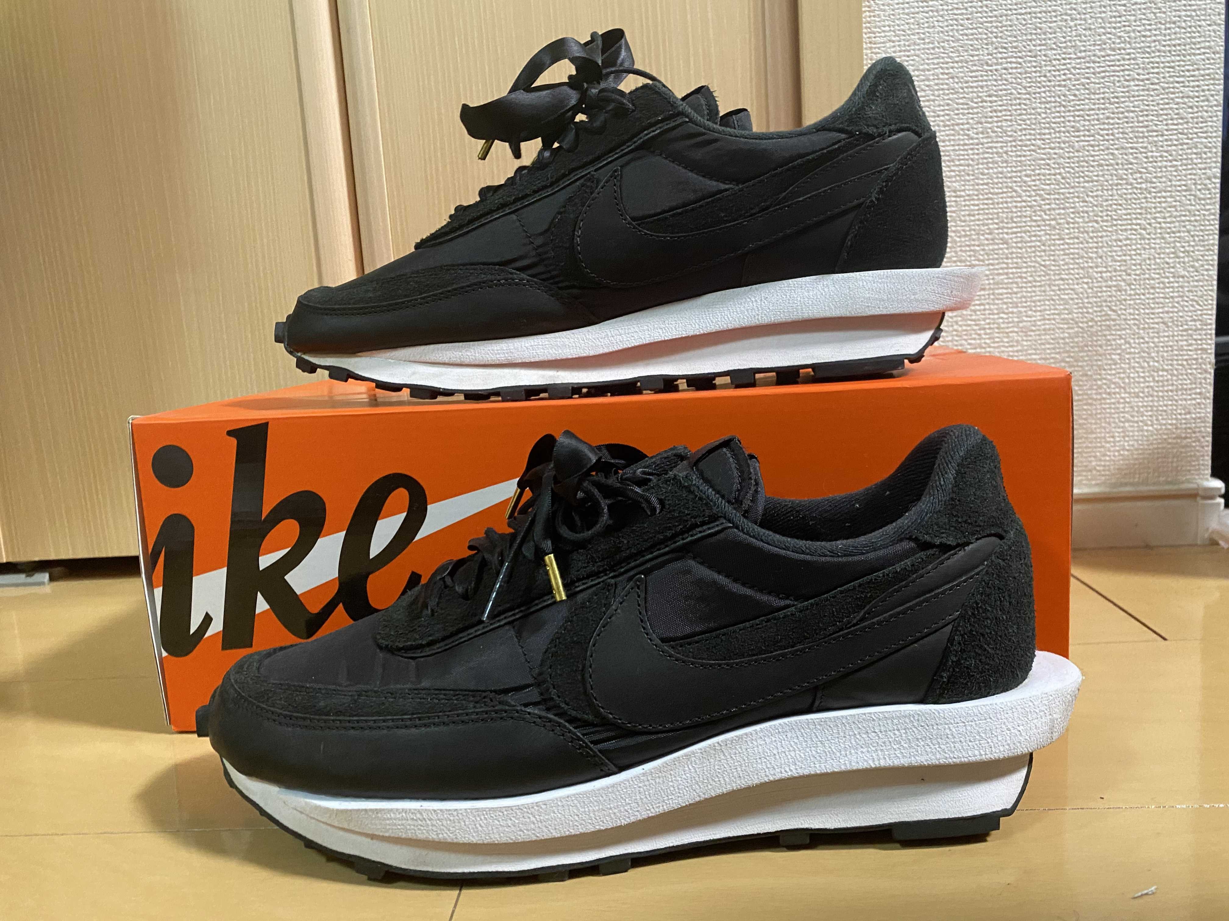 sacai × Nike LDV Waffle "Triple Black"