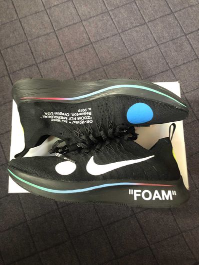 Off-White × Nike Zoom Fly Mercurial Flyknit "Black/White/Volt"