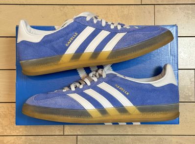 adidas Women's Gazelle Indoor "Blue Fusion/Gold Metallic"