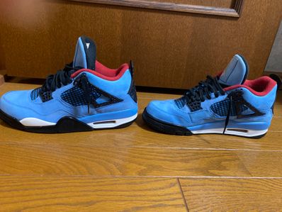 Travis Scott × Nike Air Jordan 4 Retro Cactus Jack "University Blue"