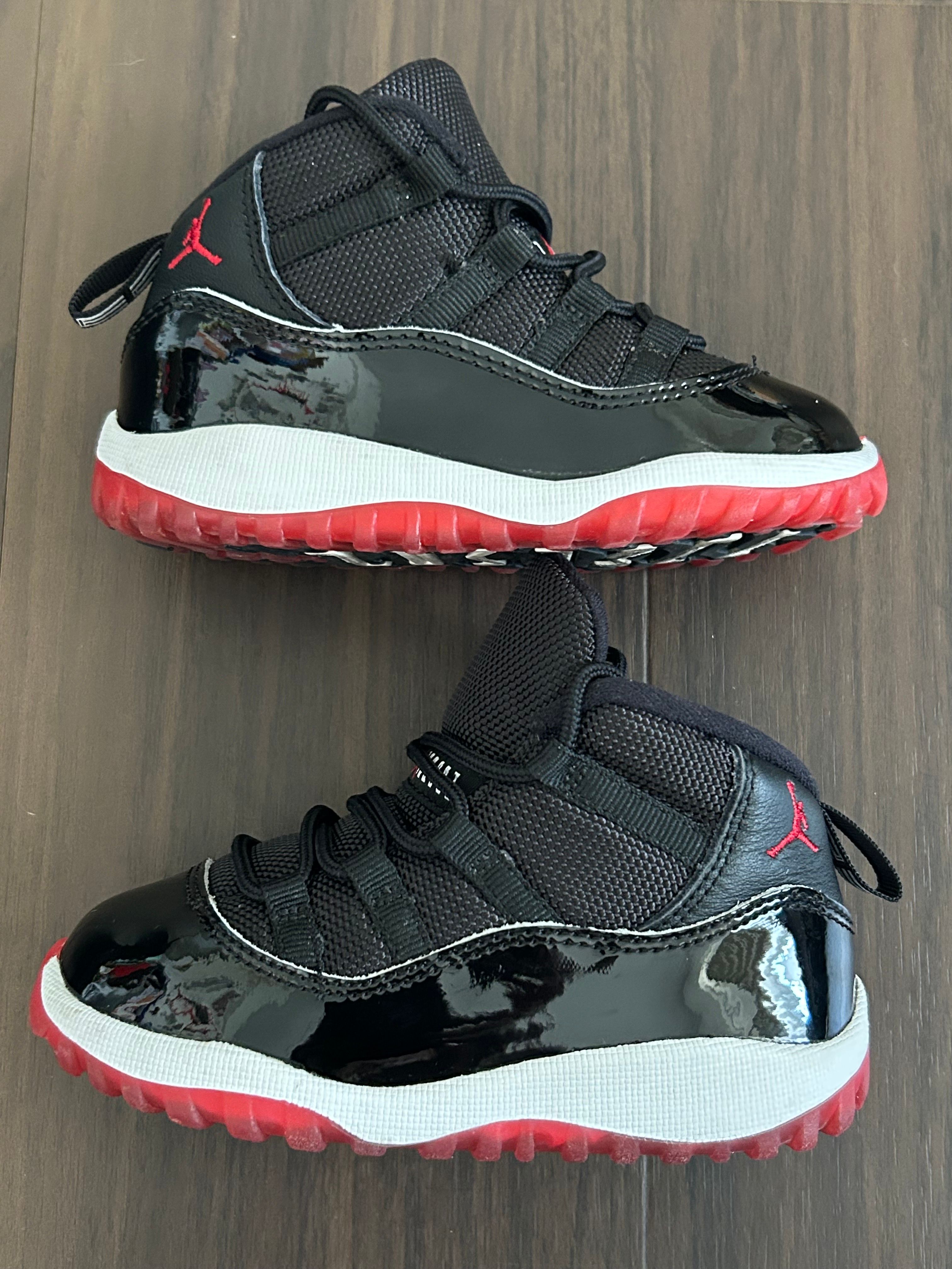 Nike TD Air Jordan 11 Retro "Bred"