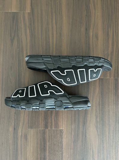 Nike Air More Uptempo Slide "Black" (DV2132-001/DV2137-001)