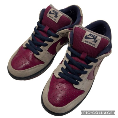 Nike SB Dunk Low Pro "Burgundy/Grey"