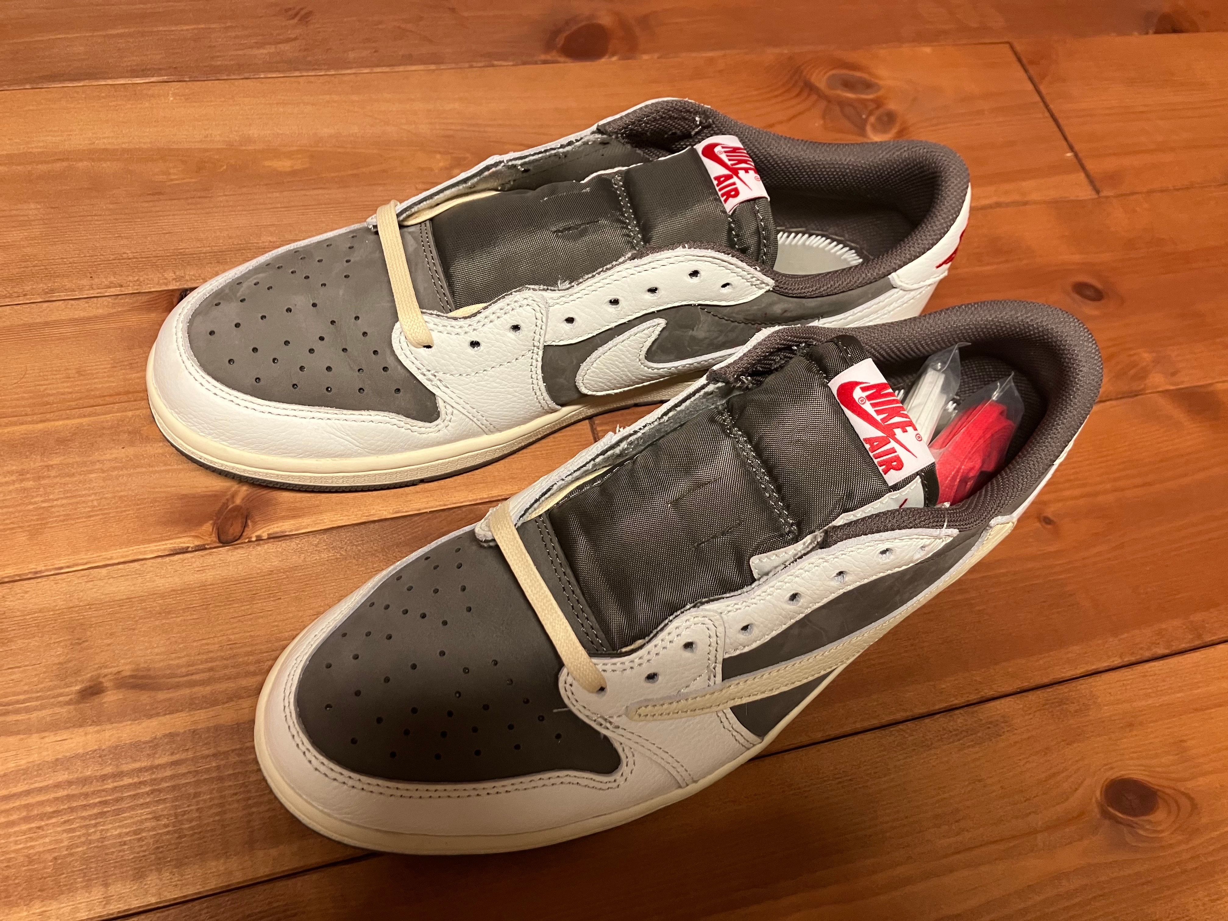 Travis Scott × Nike Air Jordan 1 Low OG SP "Reverse Mocha/Sail and Ridgerock"