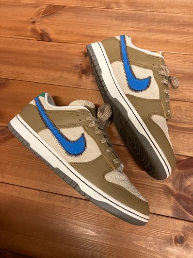 size? × Nike Dunk Low "Dark Driftwood/Photo BlueRattan"
