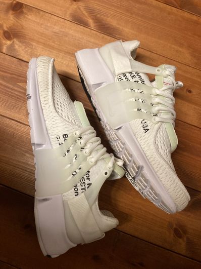 Off-White × Nike Air Presto "White/Black/Cone"