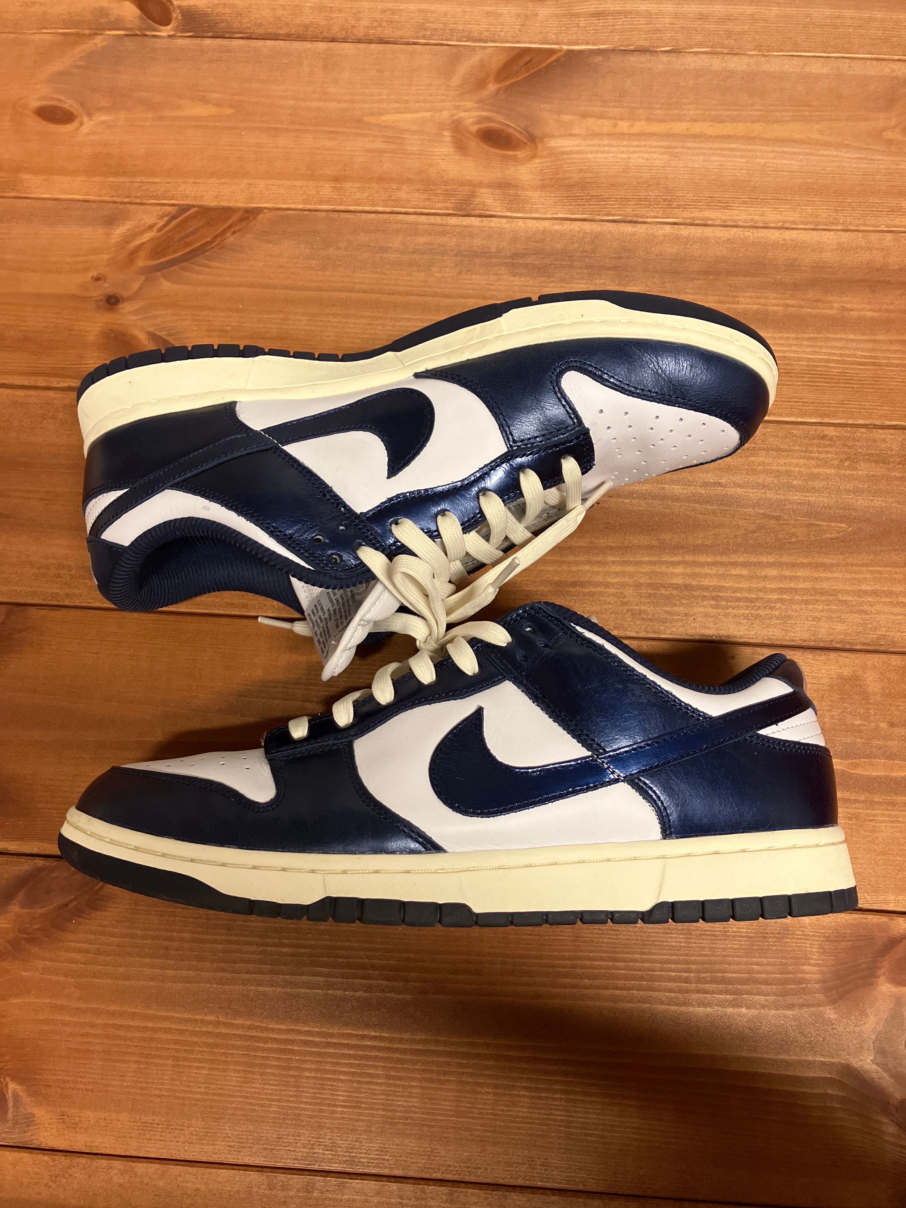 Nike Women's Dunk Low PRM "Midnight Navy and White"