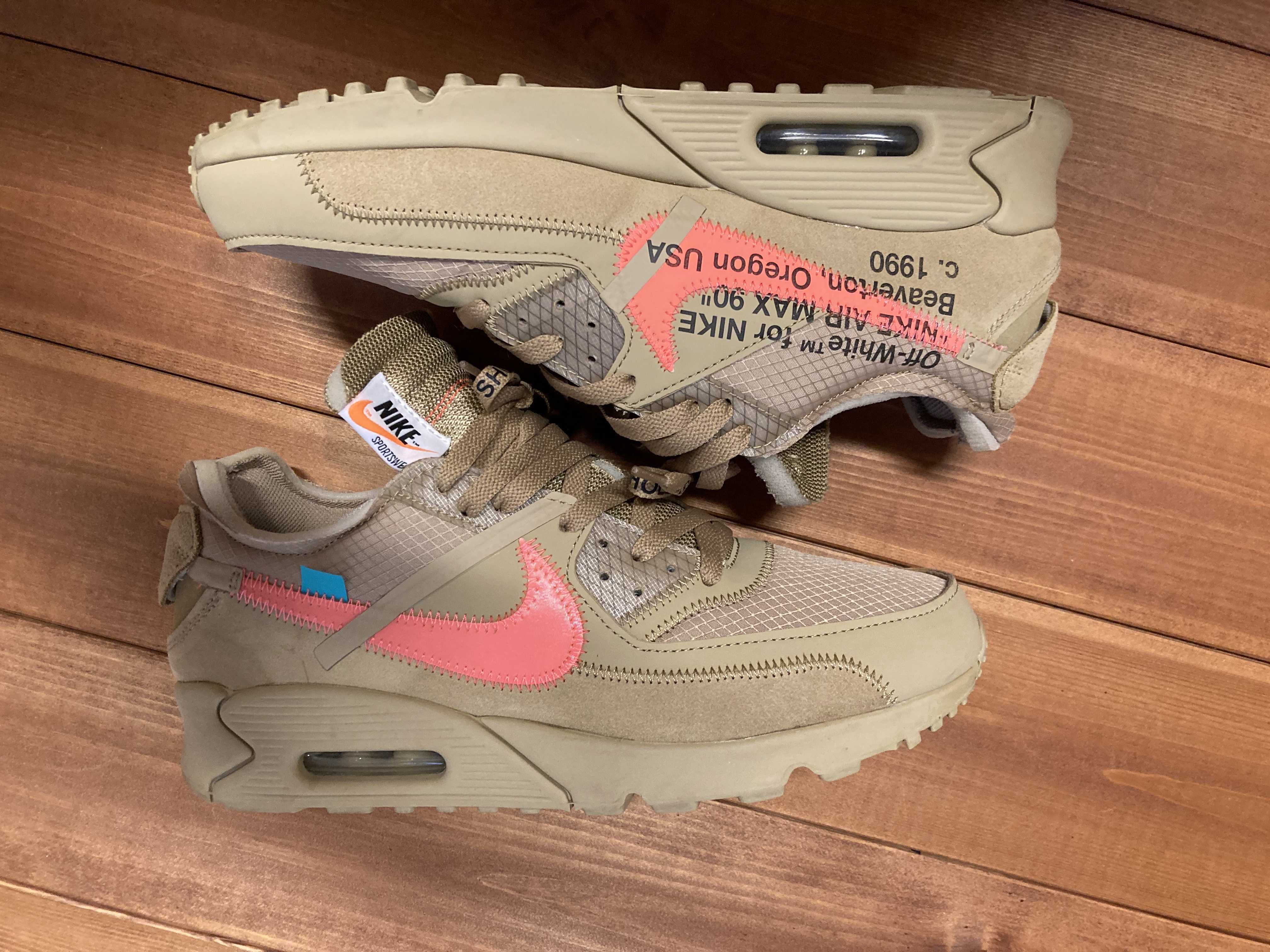 Off-White × Nike Air Max 90 "Desert Ore"