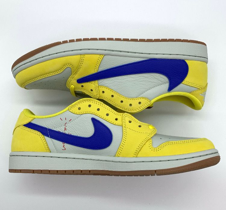 Travis Scott × Nike Women's Air Jordan 1 Retro Low OG "Canary"
