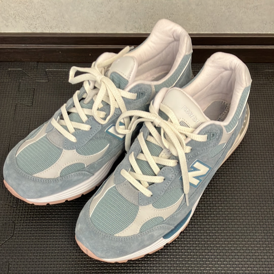 キス × ニューバランス 992 "エーゲブルー/シャドウグレー"