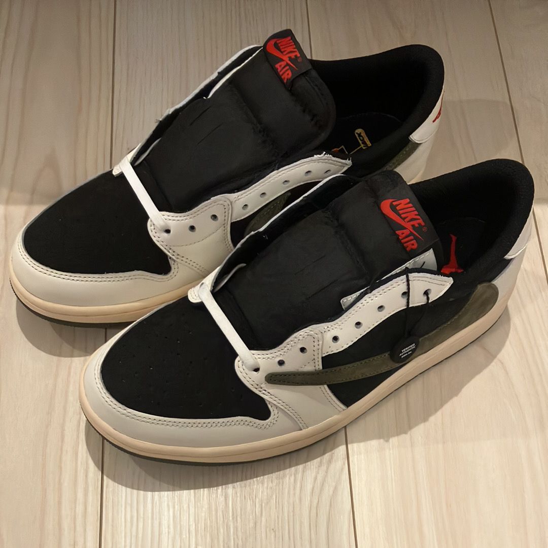 Travis Scott × Nike Women's Air Jordan 1 Low OG "Medium Olive"