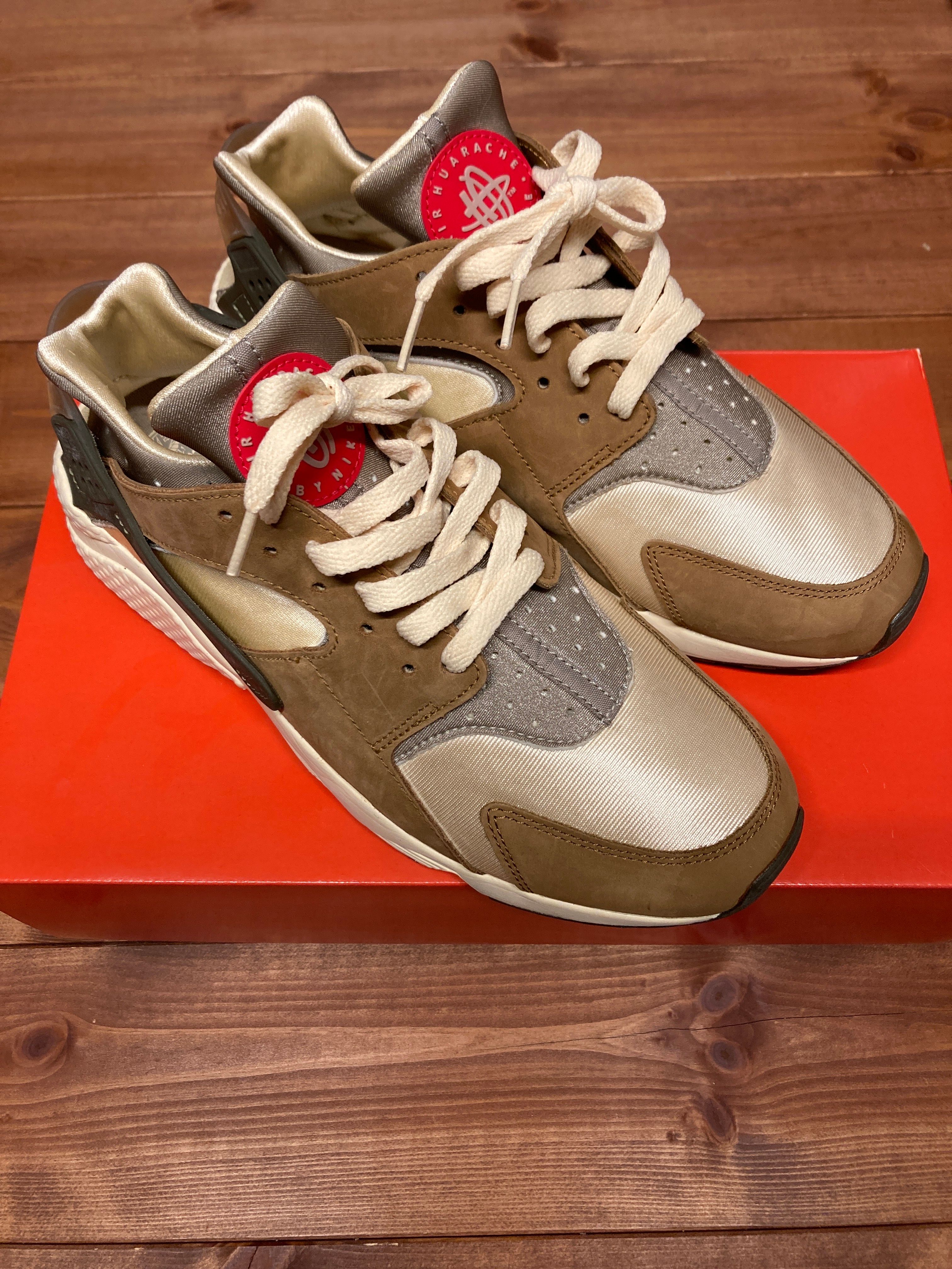 Stussy × Nike Air Huarache "Desert Oak"