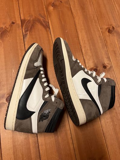 Travis Scott × Nike Air Jordan 1 Retro High OG TS SP "Sail/Dark Mocha"