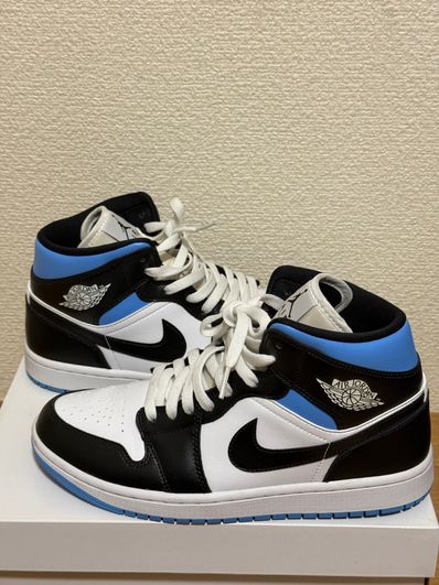 Nike Women's Air Jordan 1 Mid "Black/University Blue"