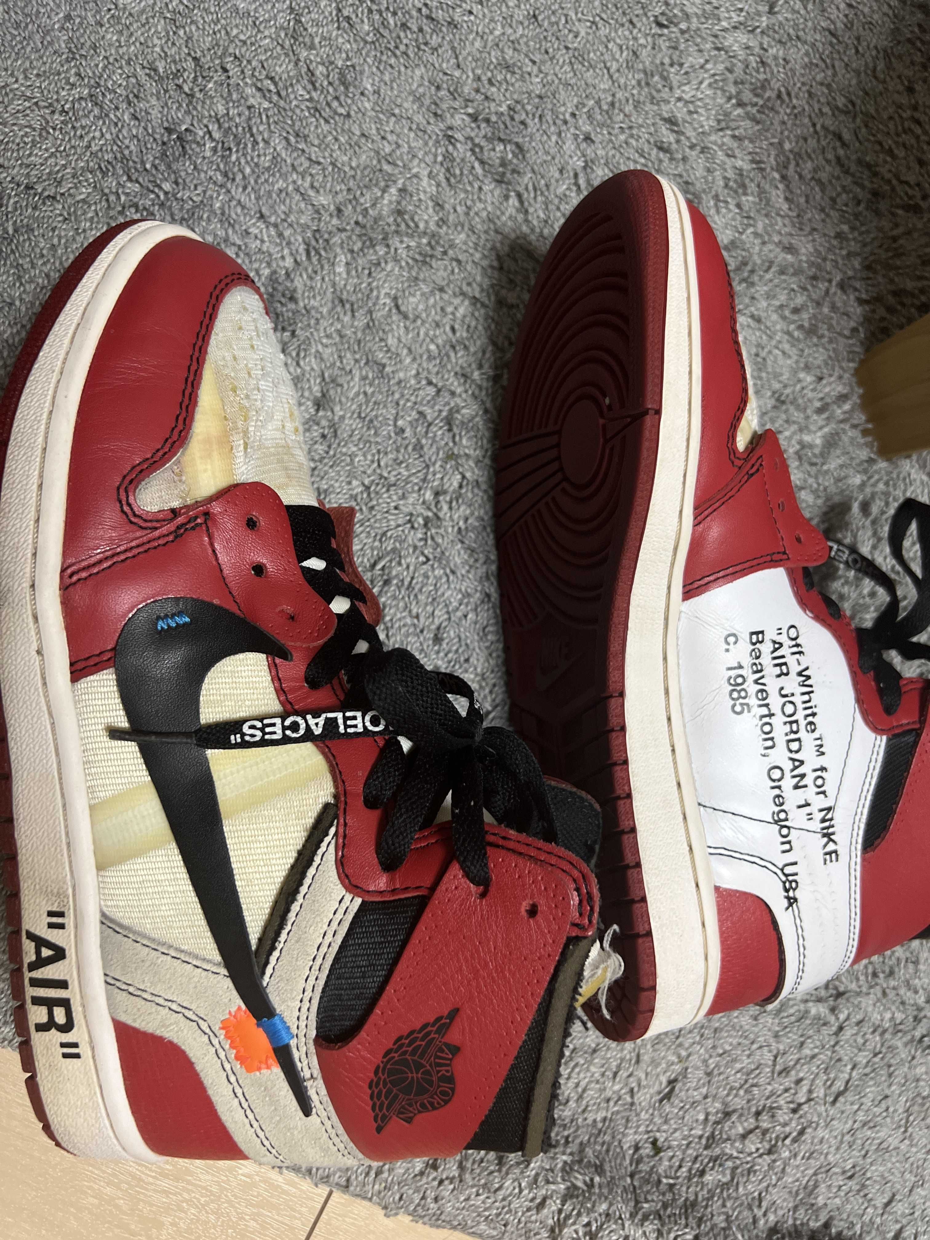 Off-White × Nike Air Jordan 1 Retro High The Ten "Chicago"