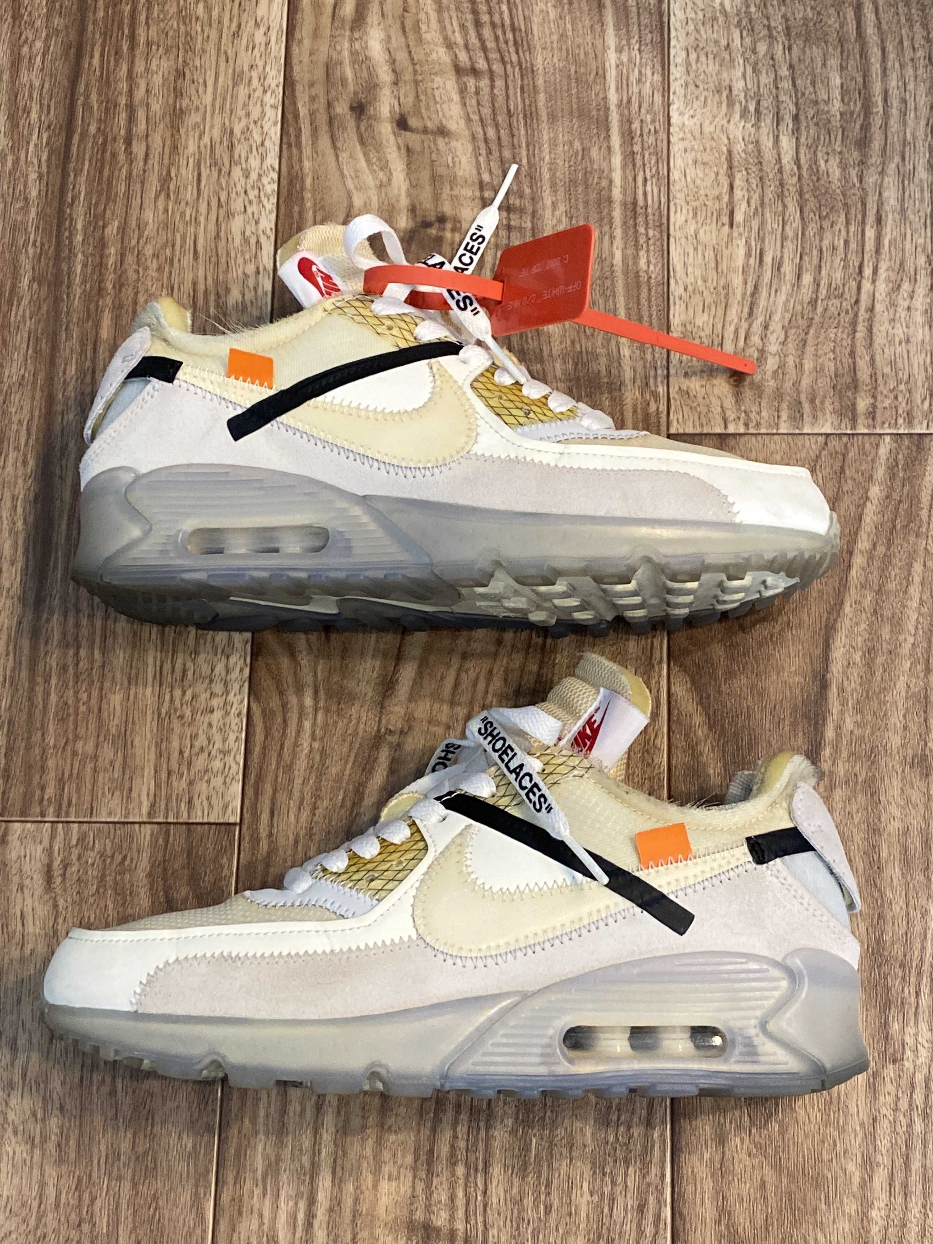 Off-White × Nike Air Max 90 "The 10/Sail"