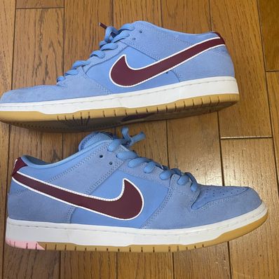 Nike SB Dunk Low Pro "Philadelphia Phillies/Valor Blue and Team Maroon"
