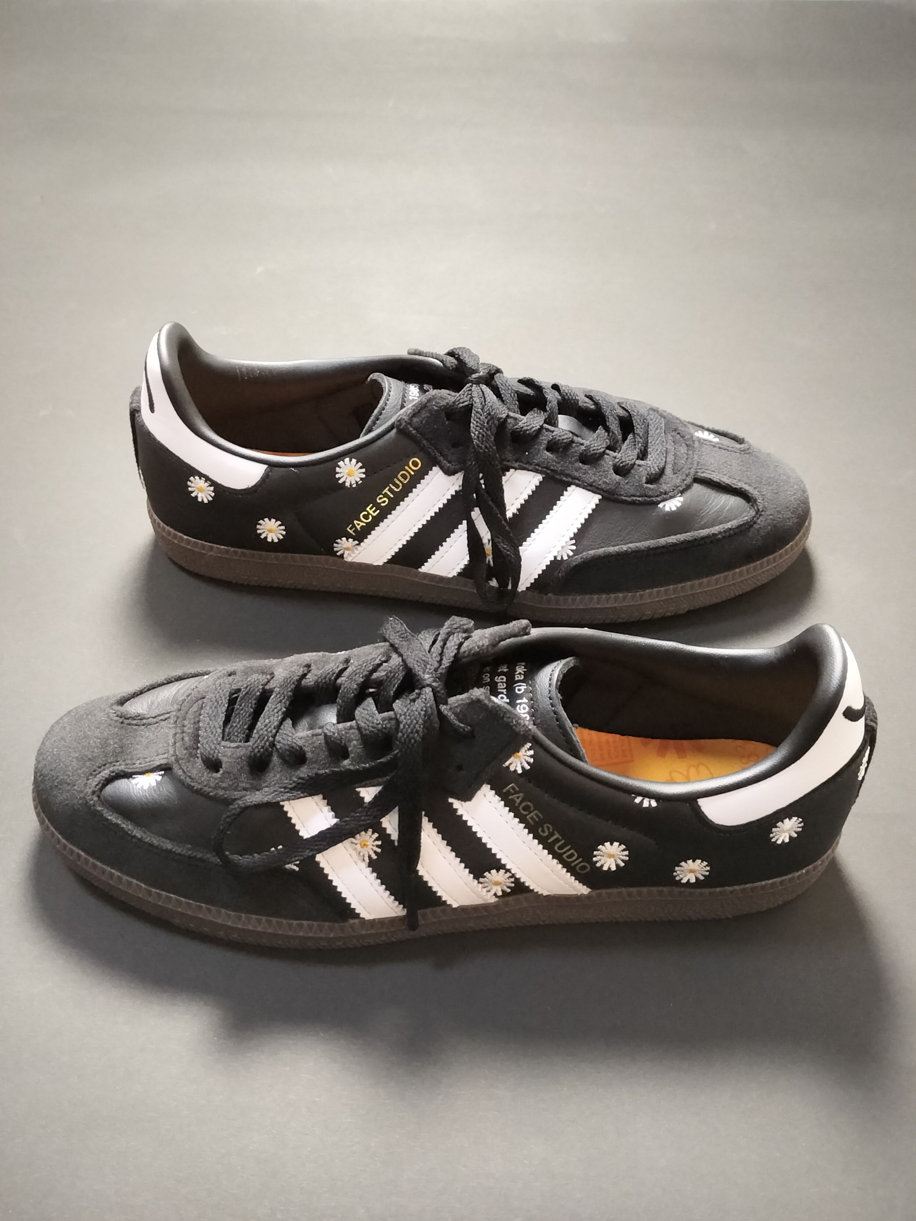 atmos × FACE × adidas Samba "Core Black/Footwear White"