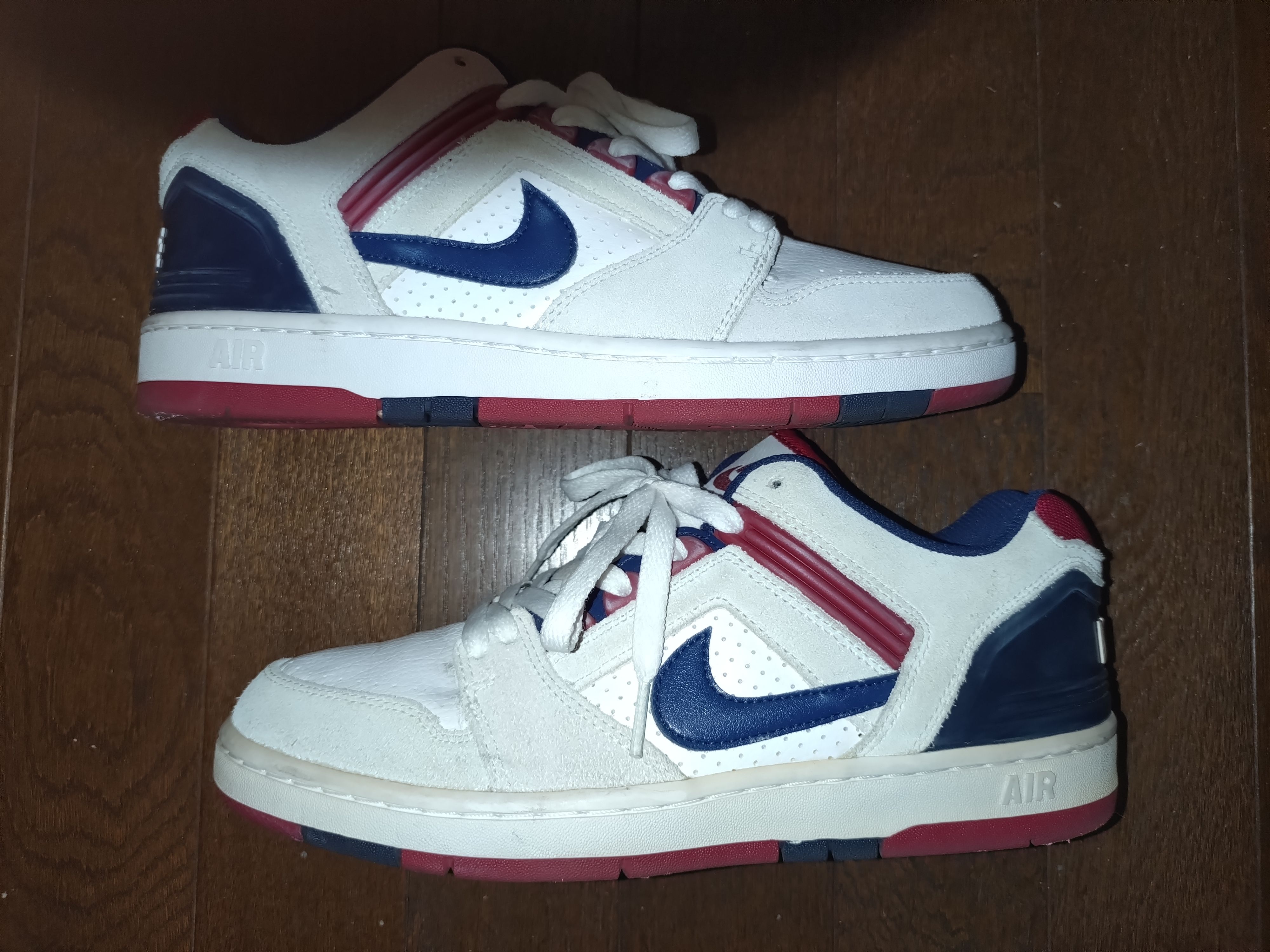 Nike SB Air Force 2 Low "White/Blue Void Red/Crush White"