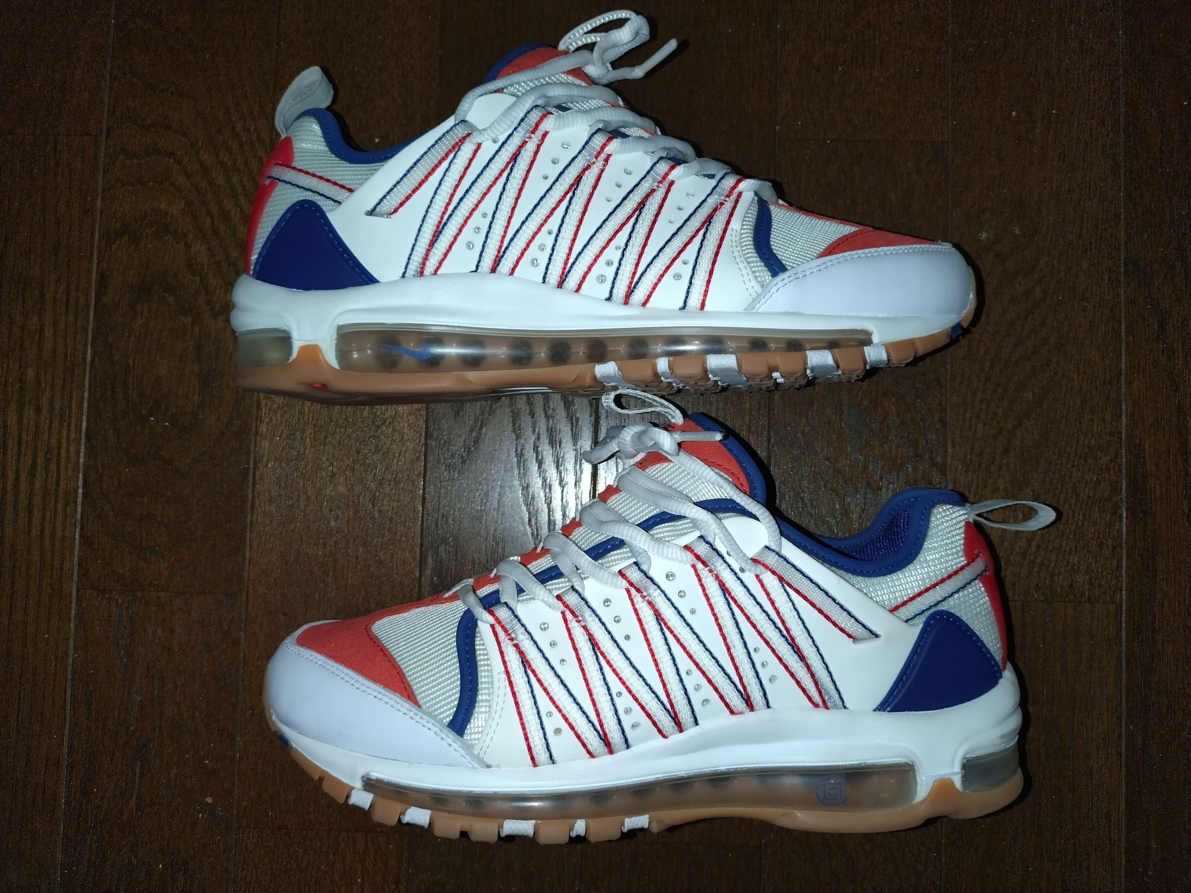 CLOT × Nike Air Max 97 Haven "White/Sail/Deep Royal Blue"