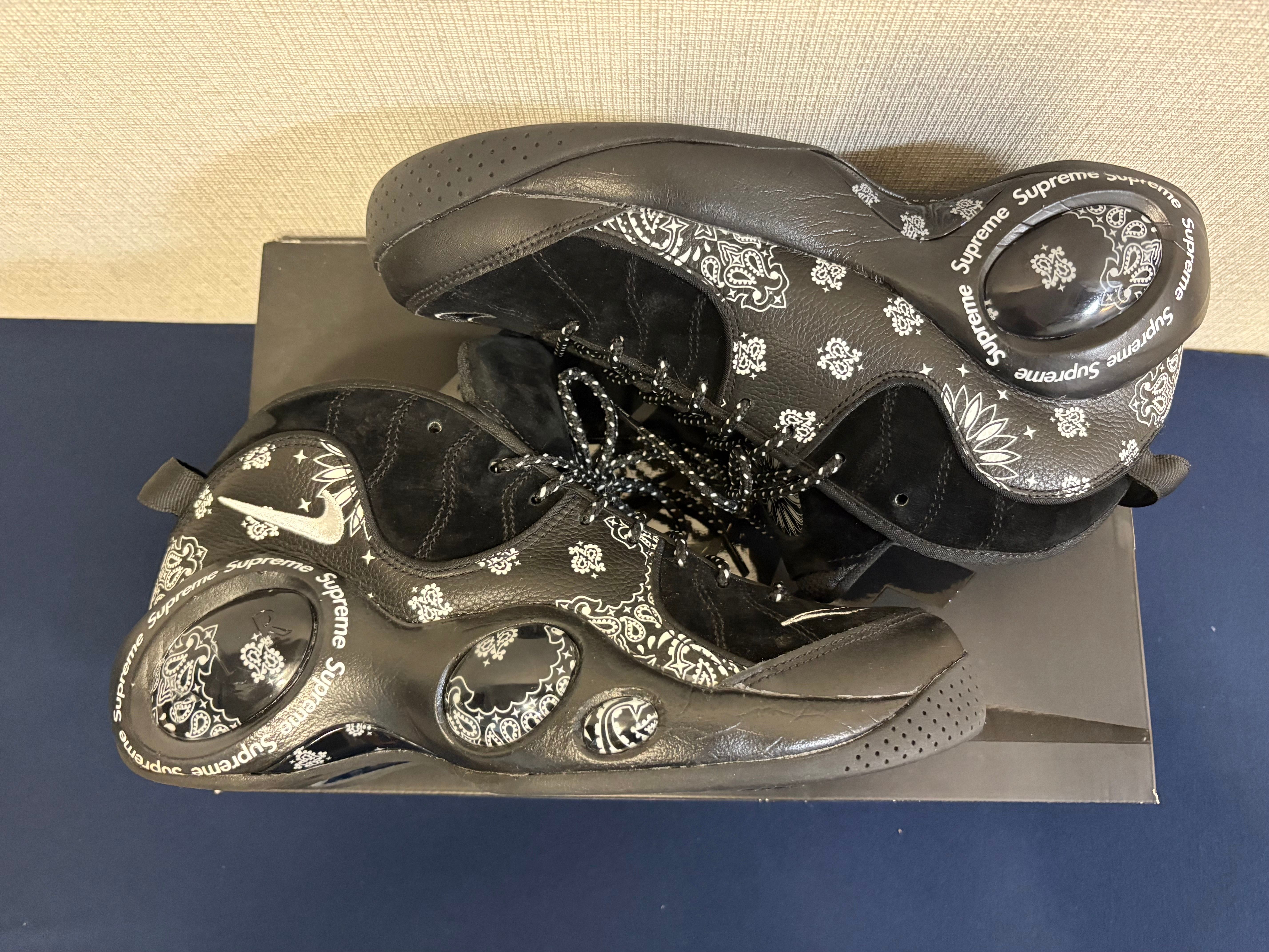 Supreme × Nike Air Zoom Flight 95 SP "Black/White"