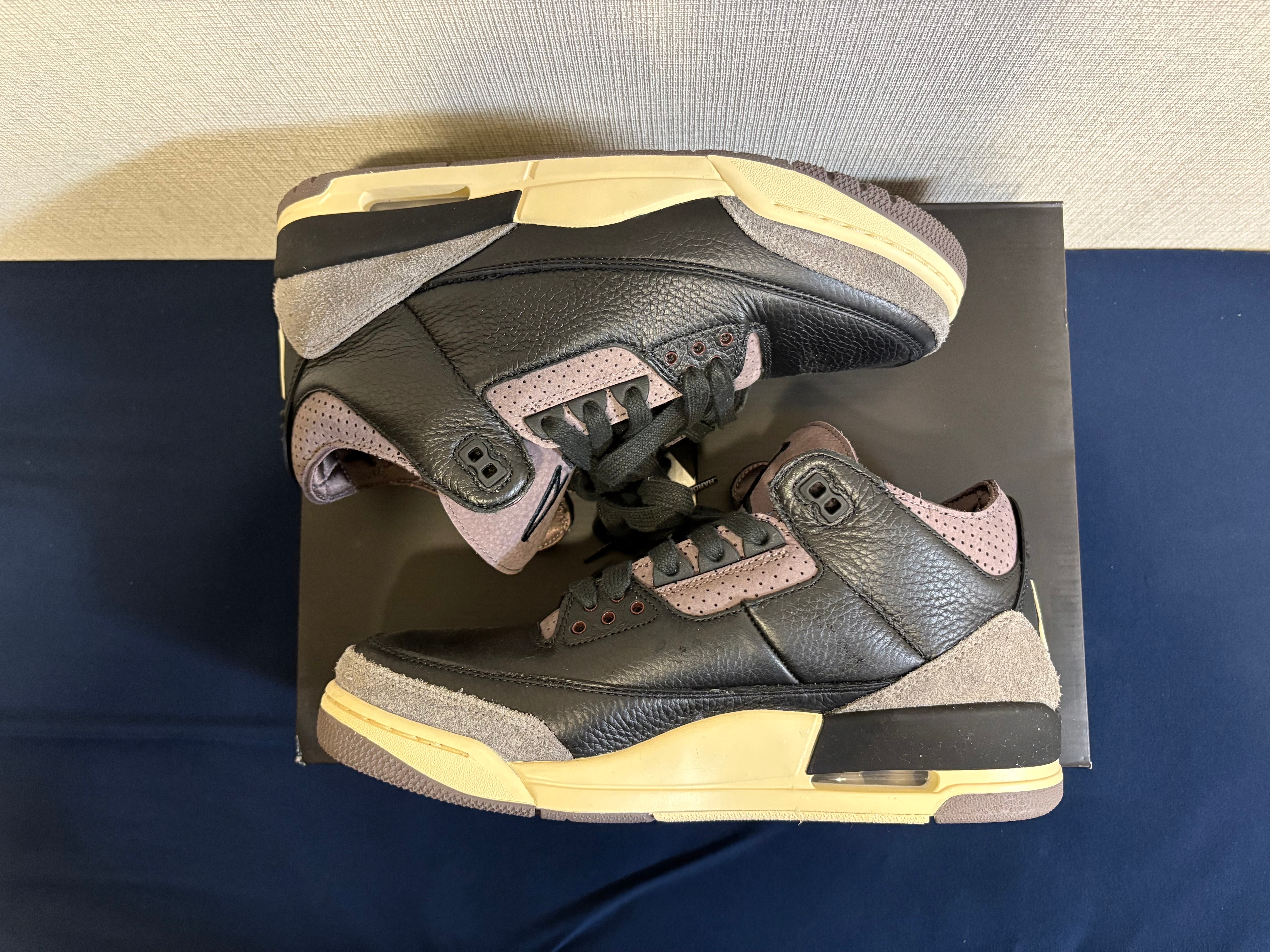 A Ma Maniere × Nike Women's Air Jordan 3 Retro OG SP "Black and Flat Pewter/WYWS"