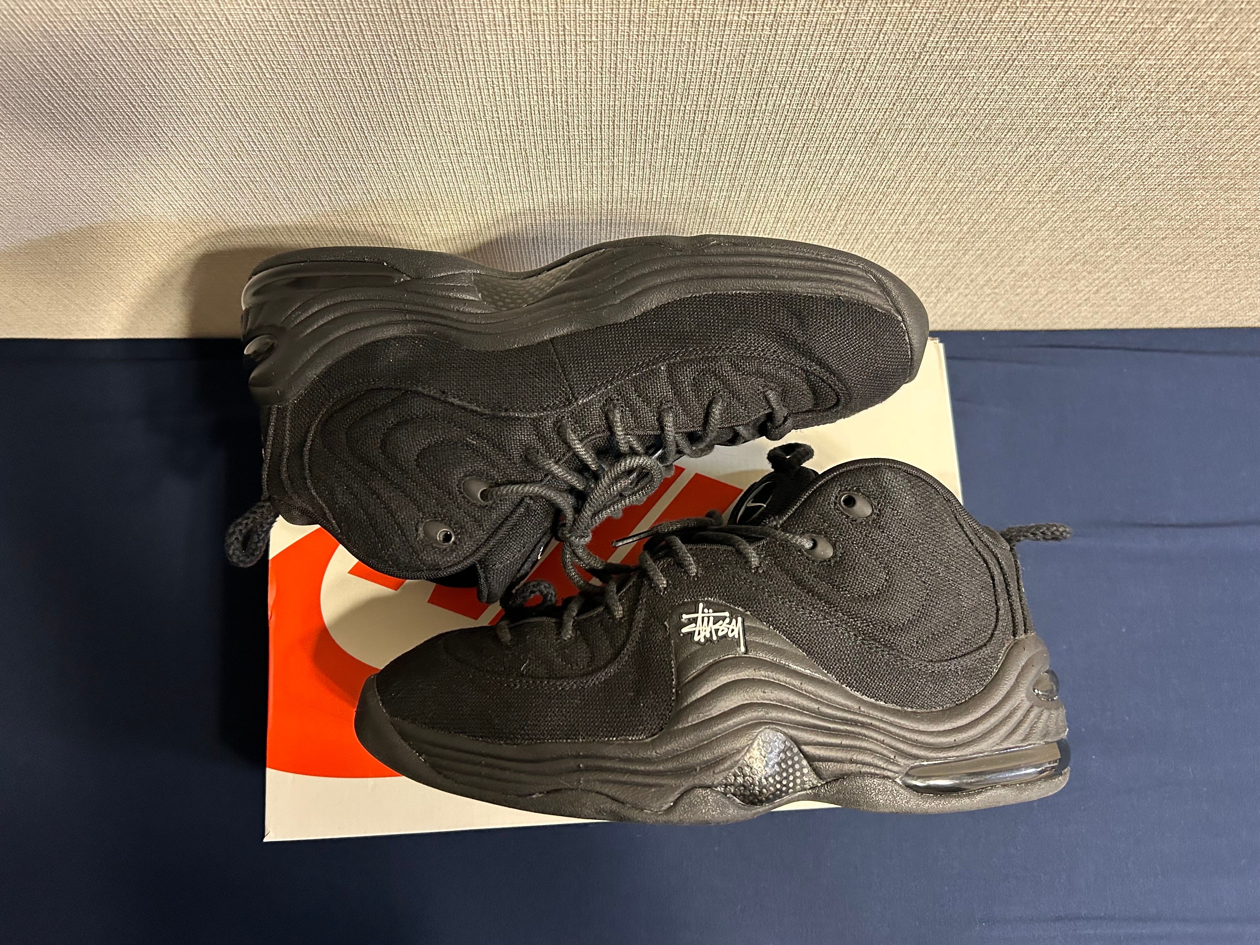 Stussy × Nike Air Penny 2 "Black"
