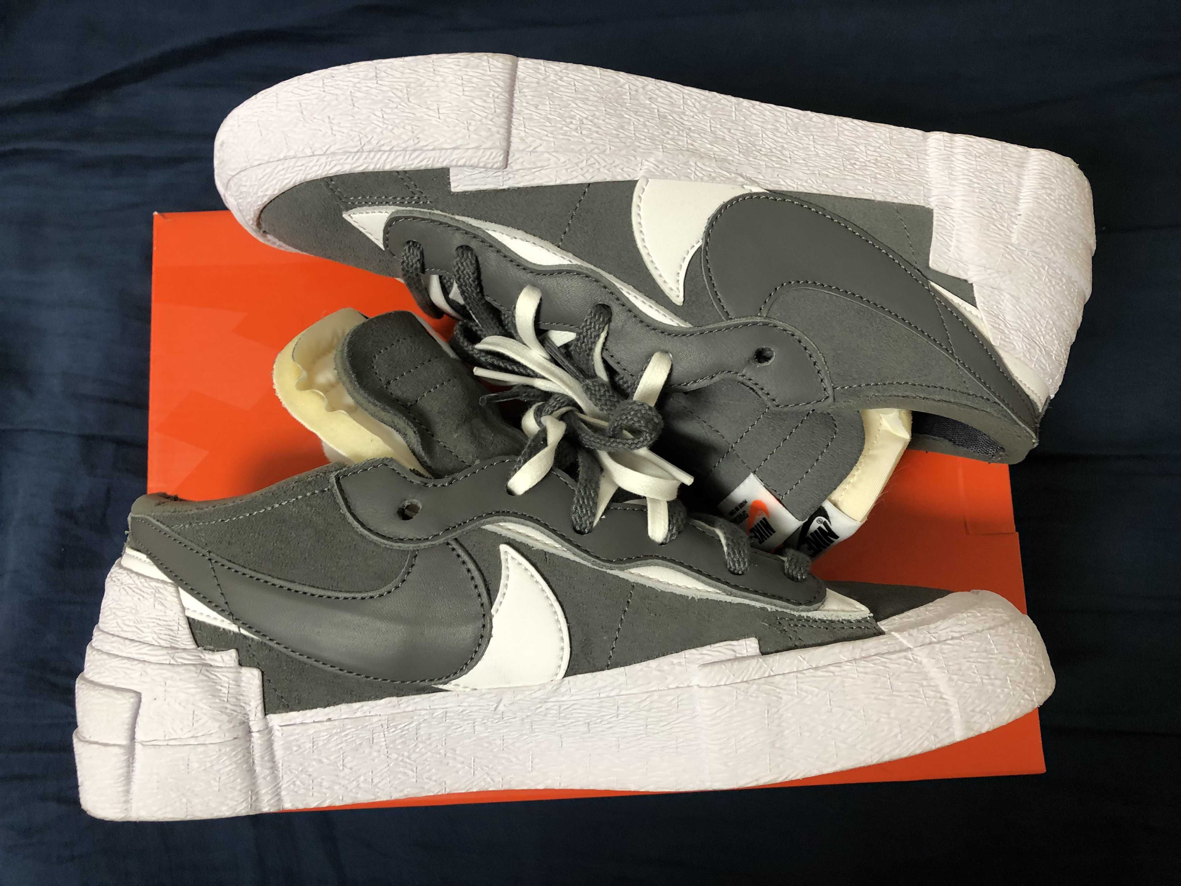 Sacai × Nike Blazer Low "Iron Grey"