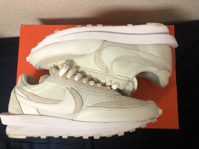 sacai × Nike LDV Waffle "Triple White"