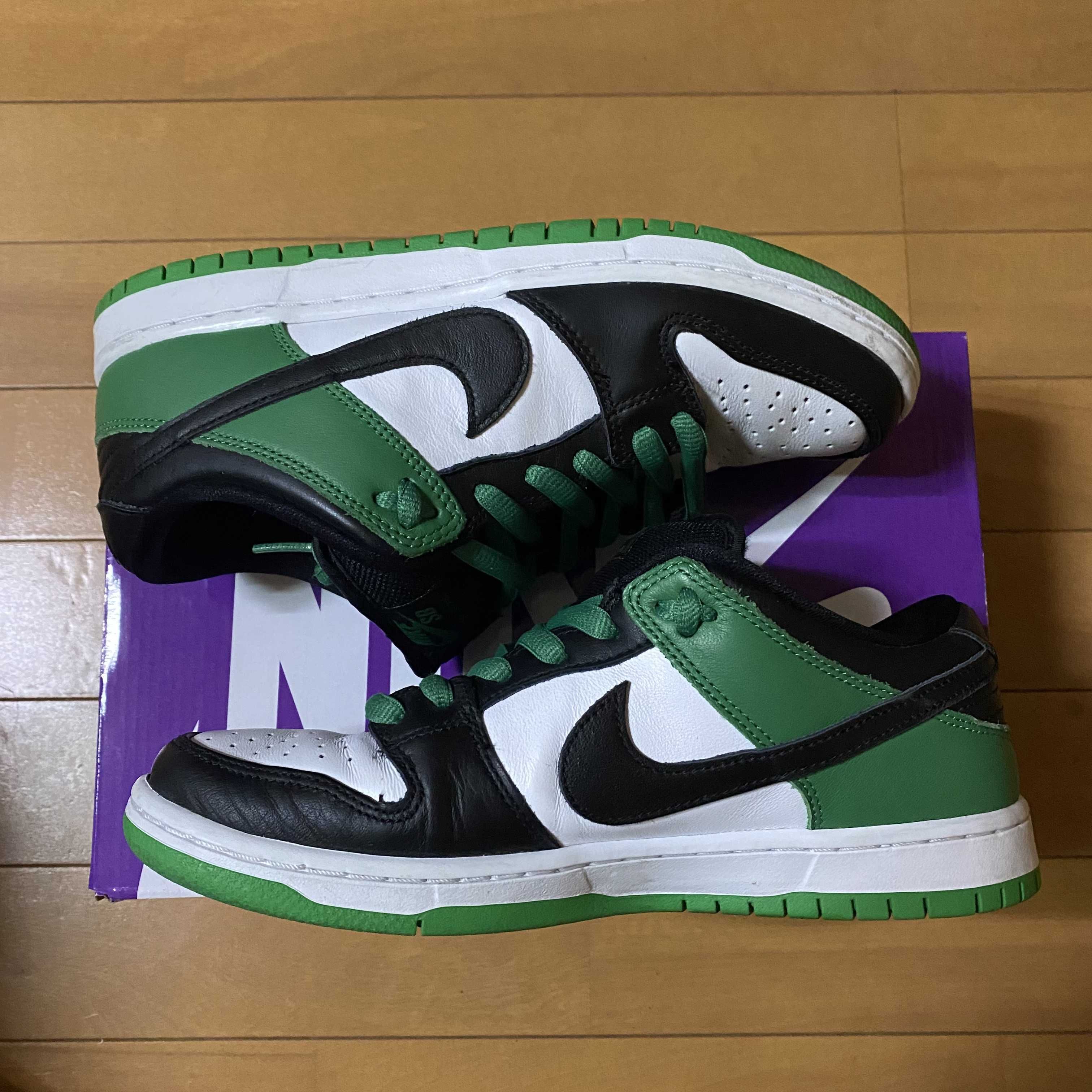 Nike SB Dunk Low Pro "Black and Classic Green"