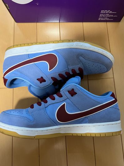 Nike SB Dunk Low Pro "Philadelphia Phillies/Valor Blue and Team Maroon"
