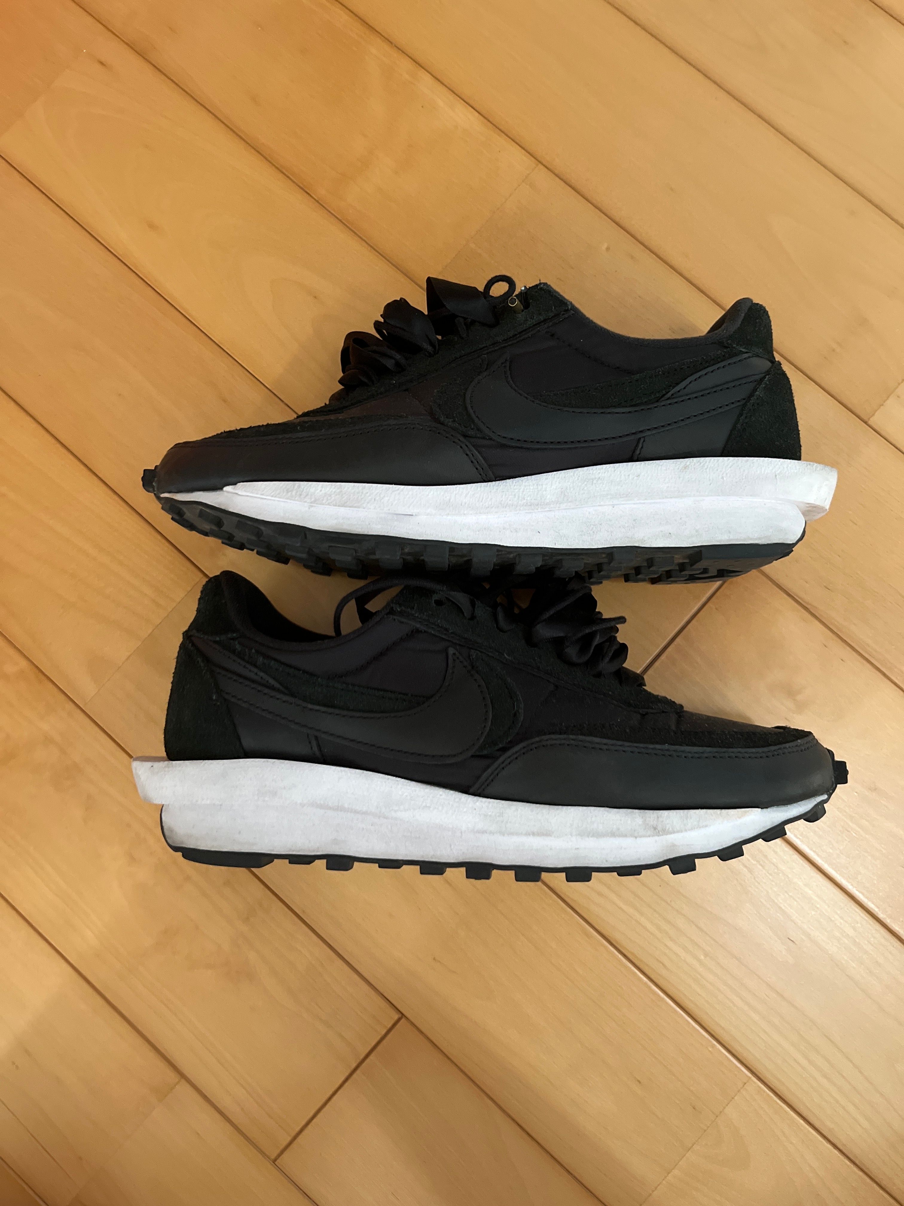 sacai × Nike LDV Waffle "Triple Black"