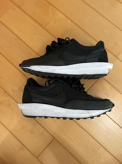 sacai × Nike LDV Waffle "Triple Black"