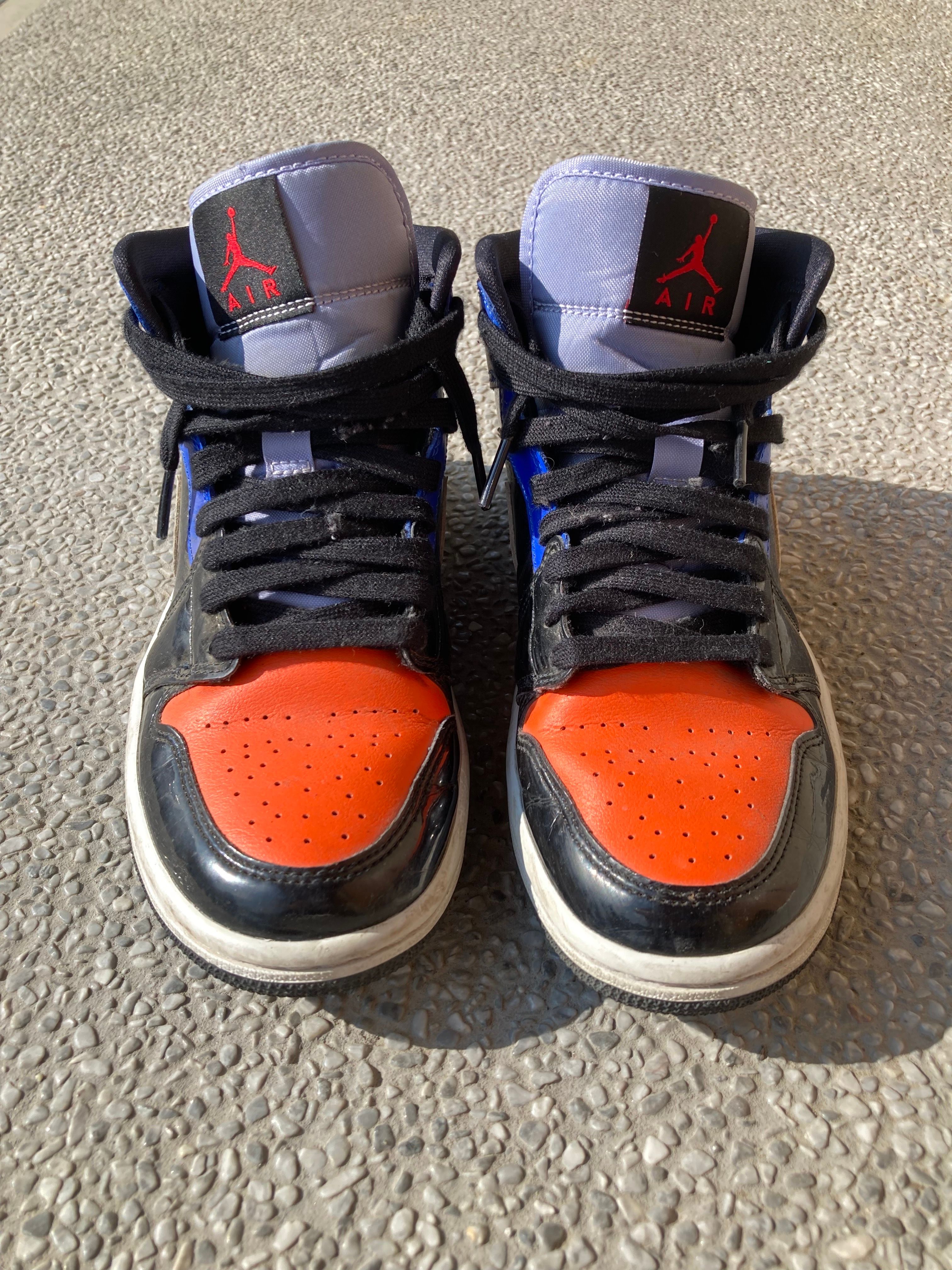 NIKE Women's AIR JORDAN 1 MID "PATENT BLEND"