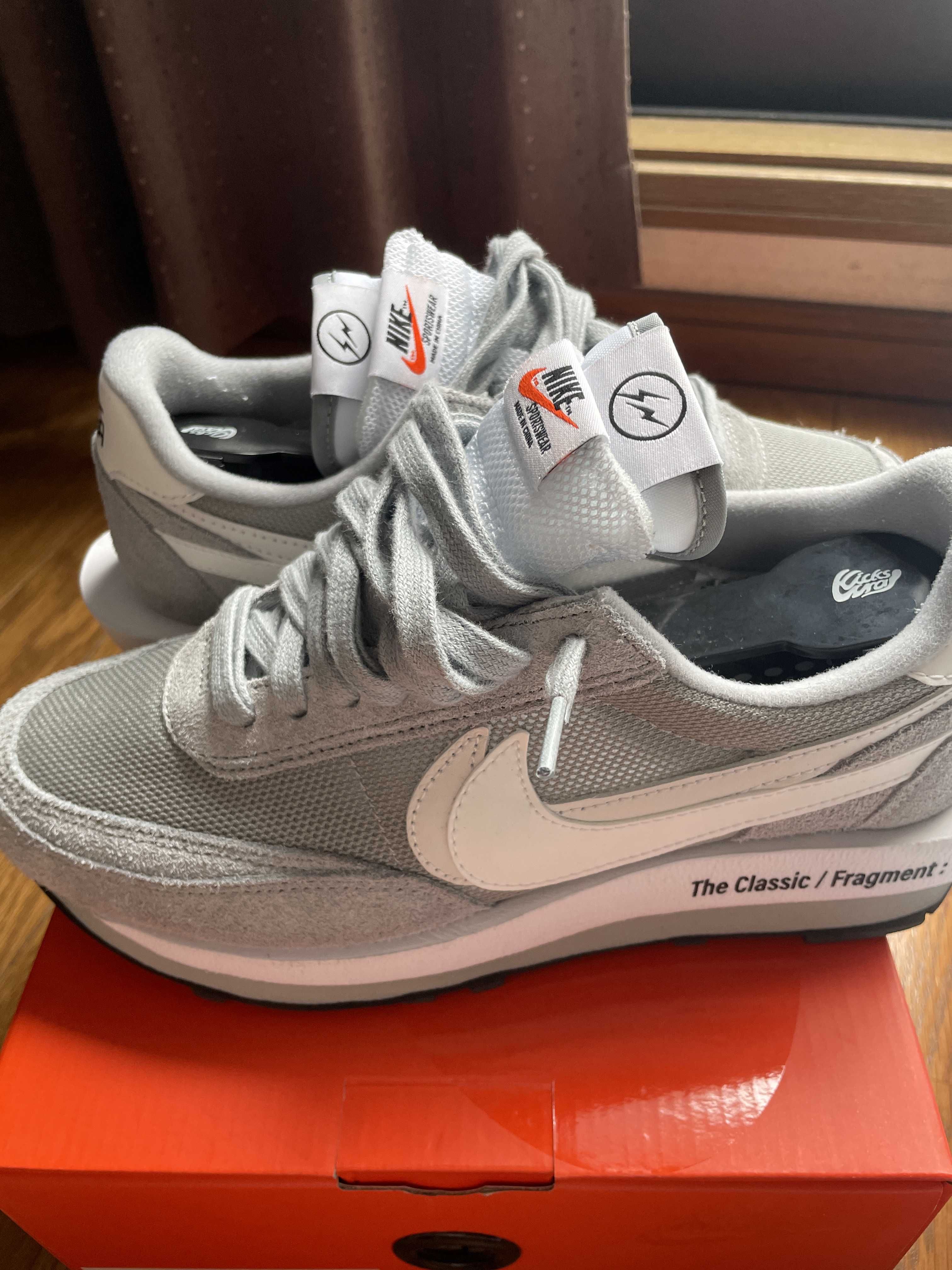 Fragment × sacai × Nike LD Waffle "Light Smoke Grey"